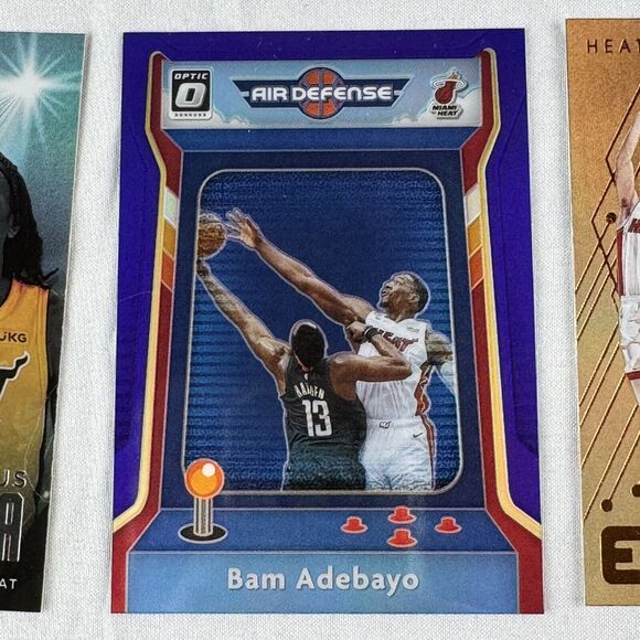 Miami Heat 12 Card Lot NM Herro RC O’Neal Wade Payton Mourning Nunn Rice Adebayo - Picture 3 of 13